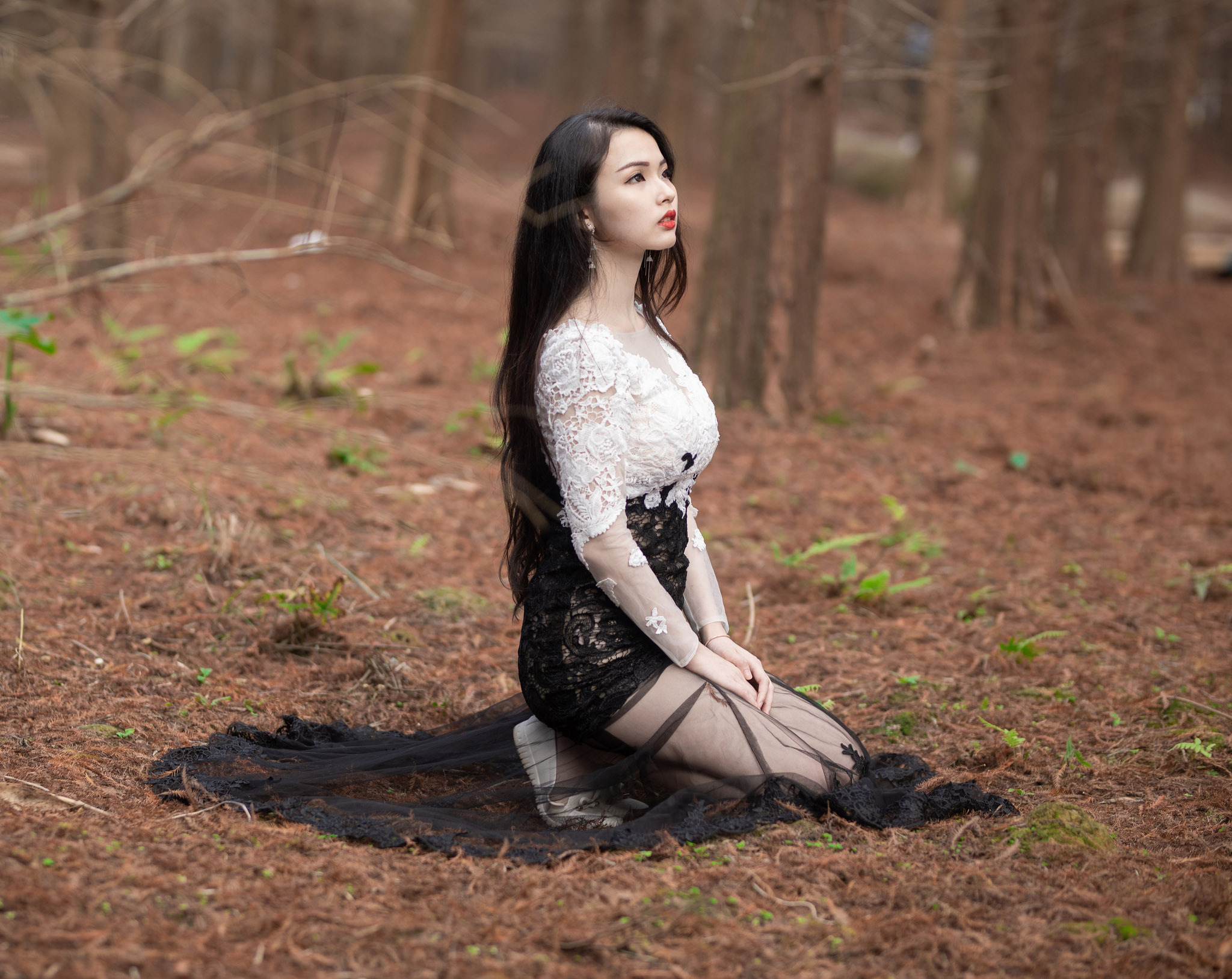 沈秋國作品  邻家女孩杨宓凌